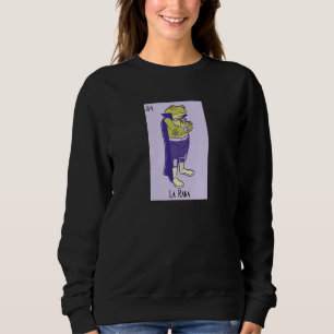 La Rana Mexican Luchador Frog  Wrestler Lottery Ca Sweatshirt