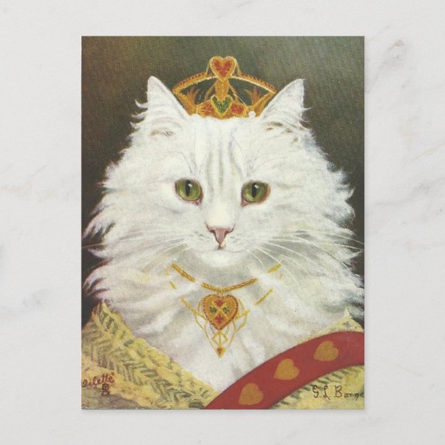 La reine chat postcard (Front)