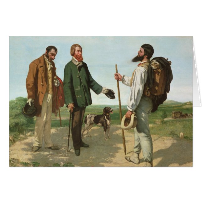 La Rencontre, or Bonjour Monsieur Courbet, 1854 (Front Horizontal)