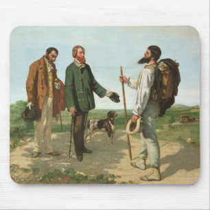 La Rencontre, or Bonjour Monsieur Courbet, 1854 Mouse Pad