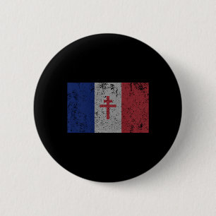 La Resistance The French Flag France Paris Wwii T 6 Cm Round Badge