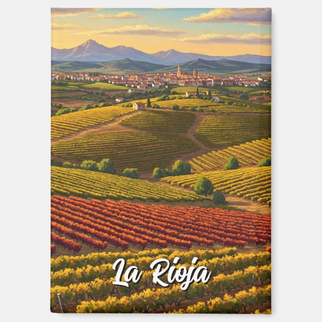 La Rioja Spain Travel Magnet (Front)