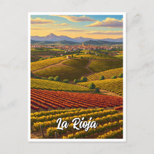 La Rioja Spain Travel Postcard
