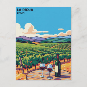 La Rioja Spain Travel Postcard