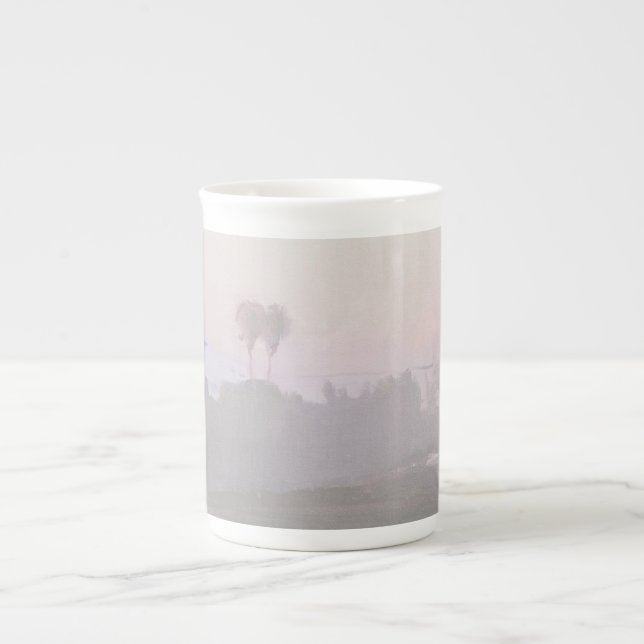 LA rise Bone China Mug (Front)