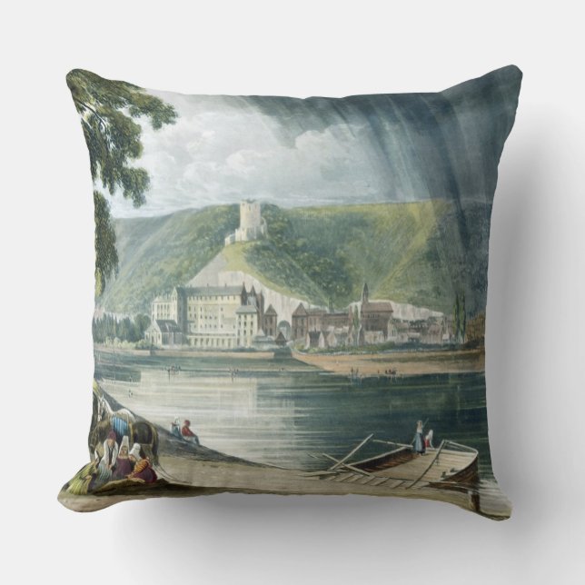La Roche, from 'Views on the Seine', engraved by T Cushion (Front)