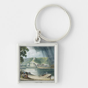 La Roche, from 'Views on the Seine', engraved by T Key Ring