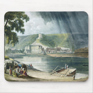 La Roche, from 'Views on the Seine', engraved by T Mouse Pad