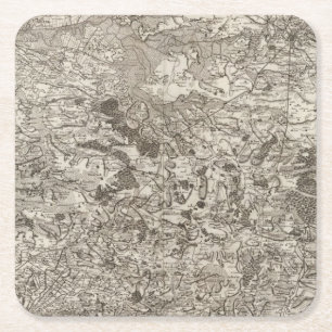 La Rochelle Square Paper Coaster