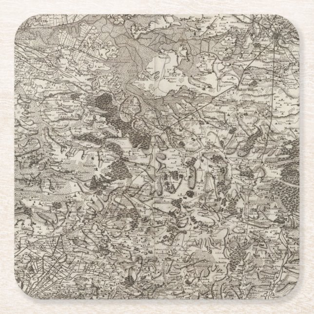 La Rochelle Square Paper Coaster (Front)