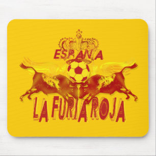 La Roja Twin Toros Raging Bulls futbol kings Mouse Pad