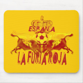 La Roja Twin Toros Raging Bulls futbol kings Mouse Pad