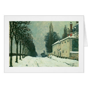 La Route de Louveciennes, Hiver, 1874 (oil on canv