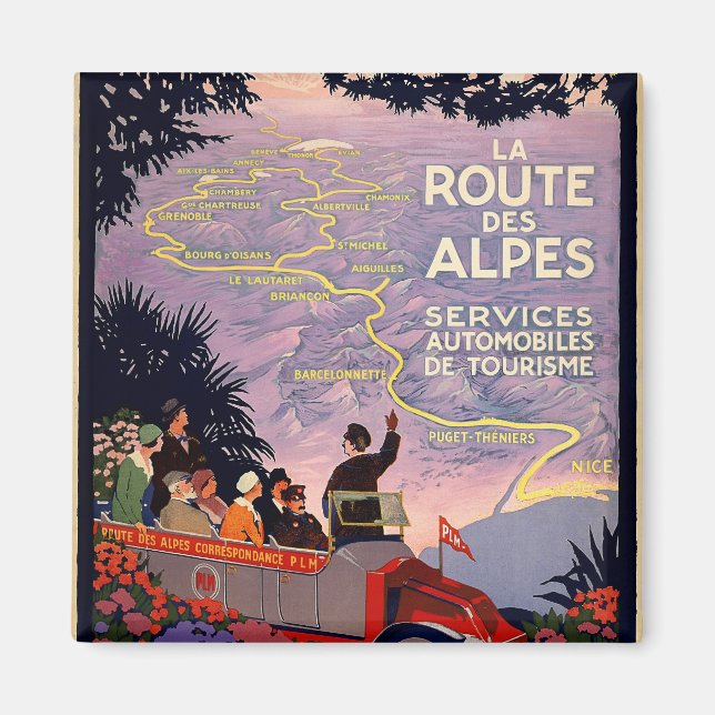 La route des Alpes Magnet (Front)