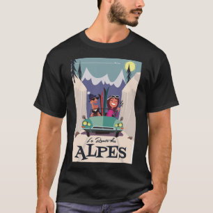 La Route Des Alpes Poster T-Shirt