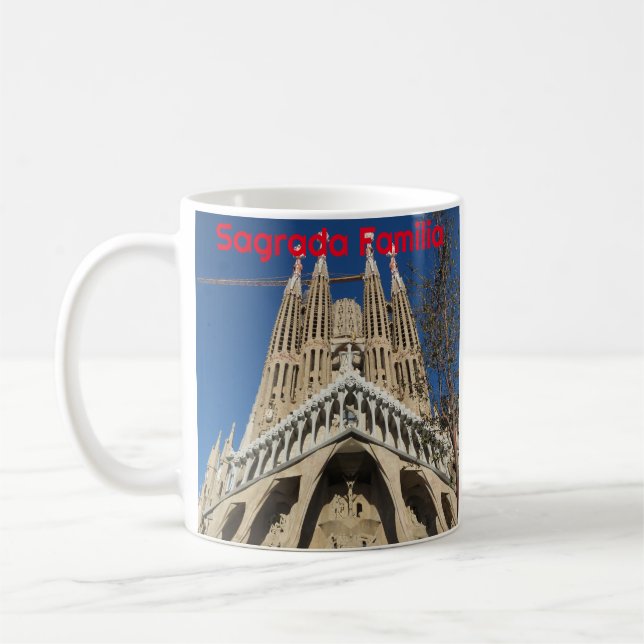 La Sagrada Família, Barcelona, Spain. 3560 Coffee Mug (Left)
