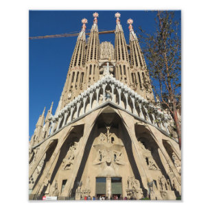 La Sagrada Família, Barcelona, Spain. 3560 Photo Print