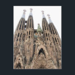 La Sagrada Familia - Barcelona, Spain Postcard<br><div class="desc">Remember your visit to Barcelona,  Spain or just add to your collection with this postcard of the La Sagrada Familia.</div>