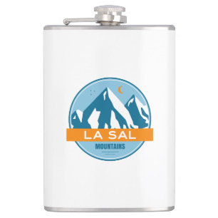 La Sal Mountains Utah Hip Flask