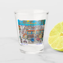 La Salina shot glass
