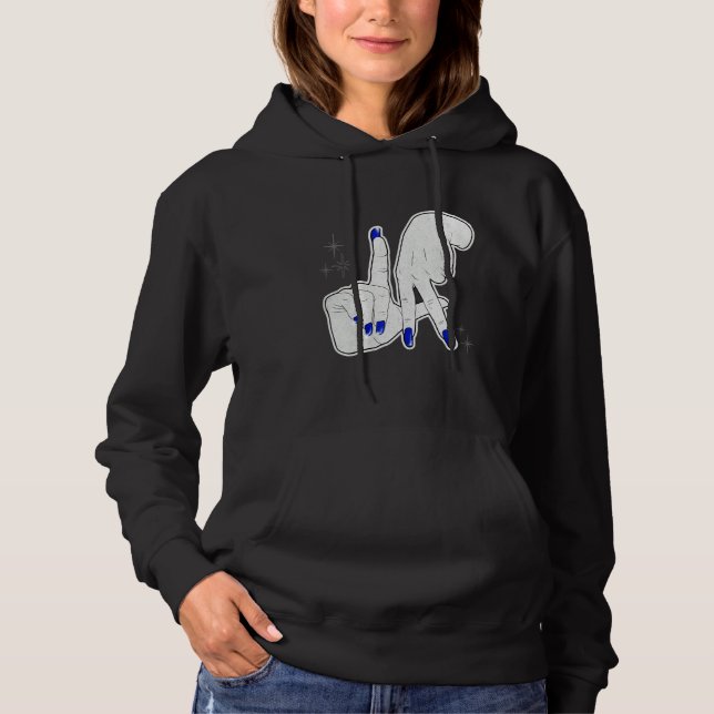 LA, Sarape, Los Angeles, LA Sarape East LA Basebal Hoodie (Front)