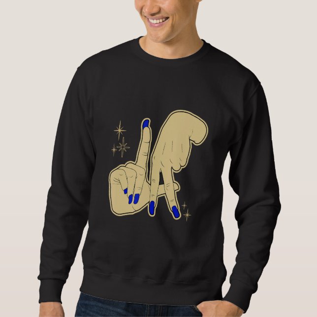 LA, Sarape, Los Angeles, LA Sarape East LA Basebal Sweatshirt (Front)