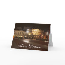 La Scala, Milan, Italy Christmas Greeting Card