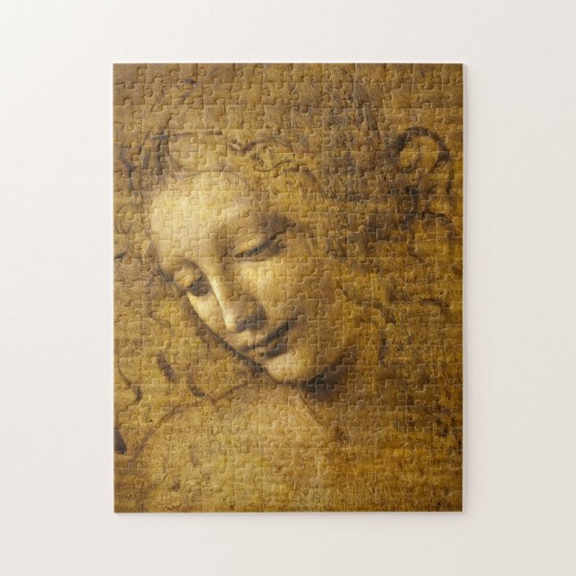 La Scapigliata, 1508 by Leonardo da Vinci Jigsaw Puzzle (Vertical)