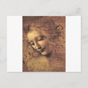 La Scapigliata by Leonardo da Vinci Postcard