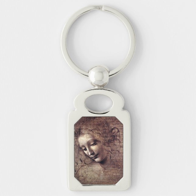 La Scapigliata - da Vinci - c1508 Key Ring (Front)