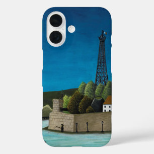 La Seine a Suresnes by Henri Rousseau, Vintage Art iPhone 16 Case