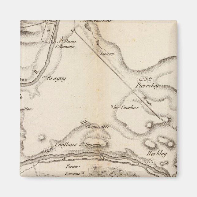 La Seine, l'Oise Magnet (Front)