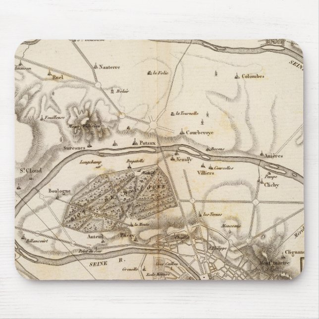 La Seine Mouse Pad (Front)