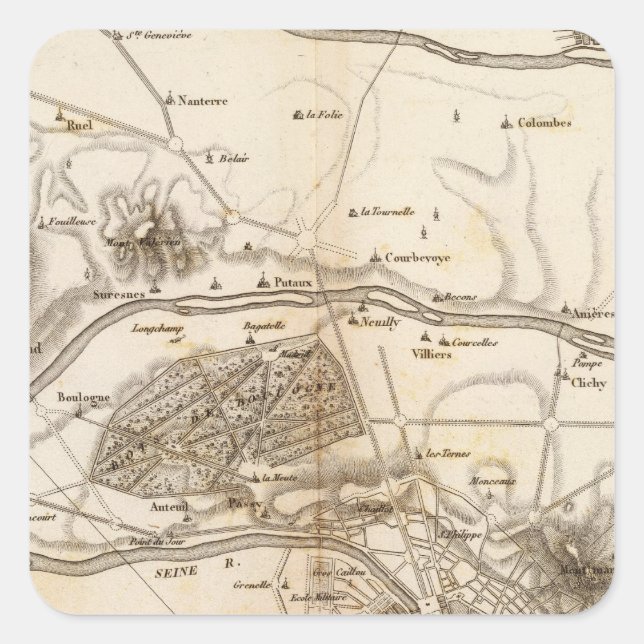 La Seine Square Sticker (Front)