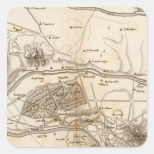 La Seine Square Sticker