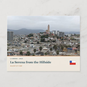 La Serena from the Hillside Postcard