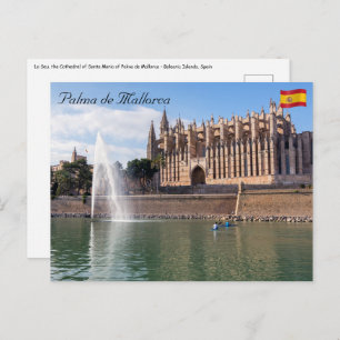 La Seu, the Cathedral of Palma de Mallorca - Spain Postcard