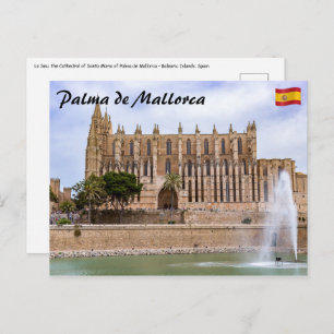 La Seu, the Cathedral of Palma de Mallorca - Spain Postcard