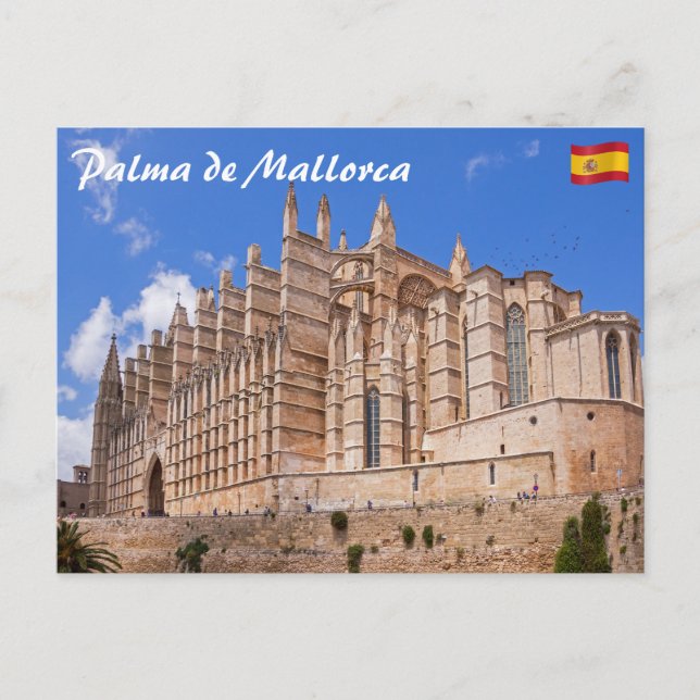 La Seu, the Cathedral of Palma de Mallorca - Spain Postcard (Front)