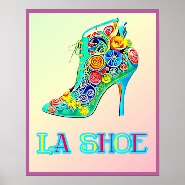 LA SHOE POSTER (Front)