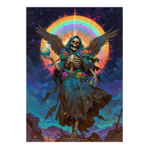 La Sombra Benévola Santa Muerte Photo Print