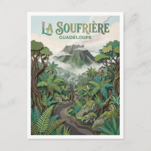 La Soufrière Saint-Claude Guadeloupe Postcard