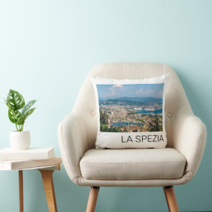 La Spezia Cityscape Liguria Italy Holiday Souvenir Cushion