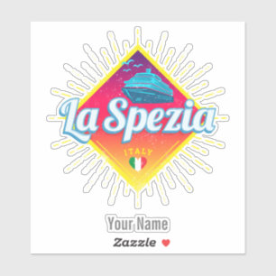 La Spezia Liguria Italy Retro Cruise Ship Vintage