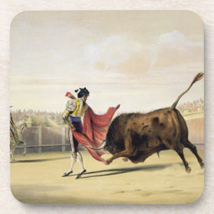 La Suerte de la Capa, 1865 (colour litho) Coaster