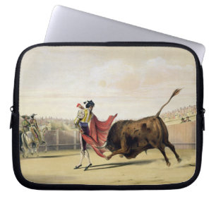 La Suerte de la Capa, 1865 (colour litho) Laptop Sleeve