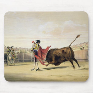 La Suerte de la Capa, 1865 (colour litho) Mouse Pad