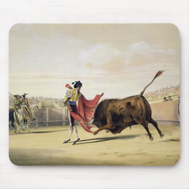 La Suerte de la Capa, 1865 (colour litho) Mouse Pad (Front)