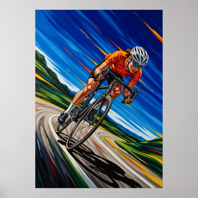 LA TANGENTE VIVE (The Sharp Tangent) - Original Ar Poster (Front)