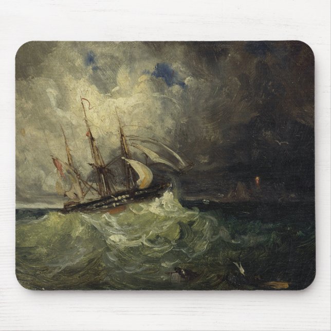 La Tempête – Félix Ziem Mouse Pad (Front)